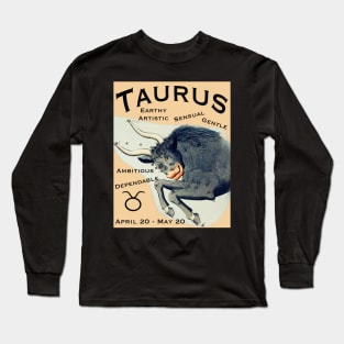 Taurus astrological traits t-shirt Long Sleeve T-Shirt